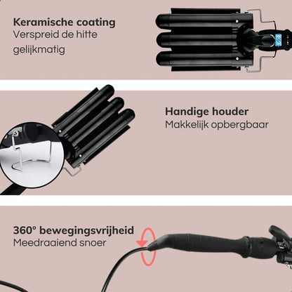 BohoWave™ | Creëert boho-chique haarstijlen